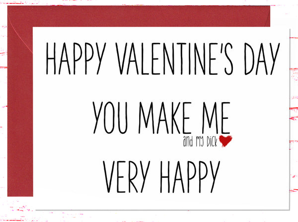 You Make Me So Happy! - Happy Valentine's Day!: Funny Valentine's