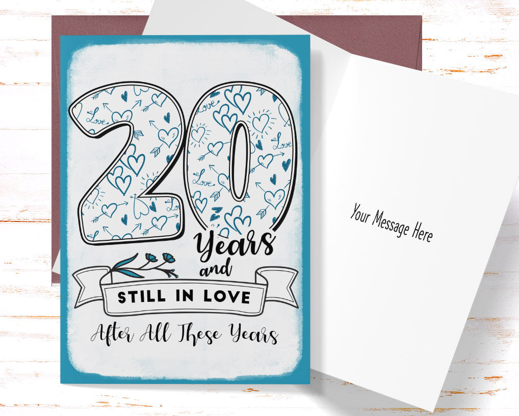 20 Year Anniversary Gift Husband 22 Years 20 Year Anniversary Gift