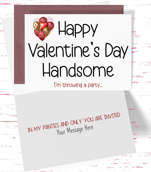 Dirty Valentine's Day Card for Boyfriend, Naughty Valentines Day Cards for Husband, Boyfriend Card, Crude Valentine's Day Card (AC3352)