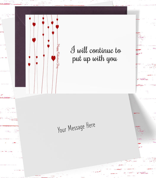 Funny Valentine's Day Card for Boyfriend, Valentine's day Card for Husband, Humorous Card for Him (AC1266)