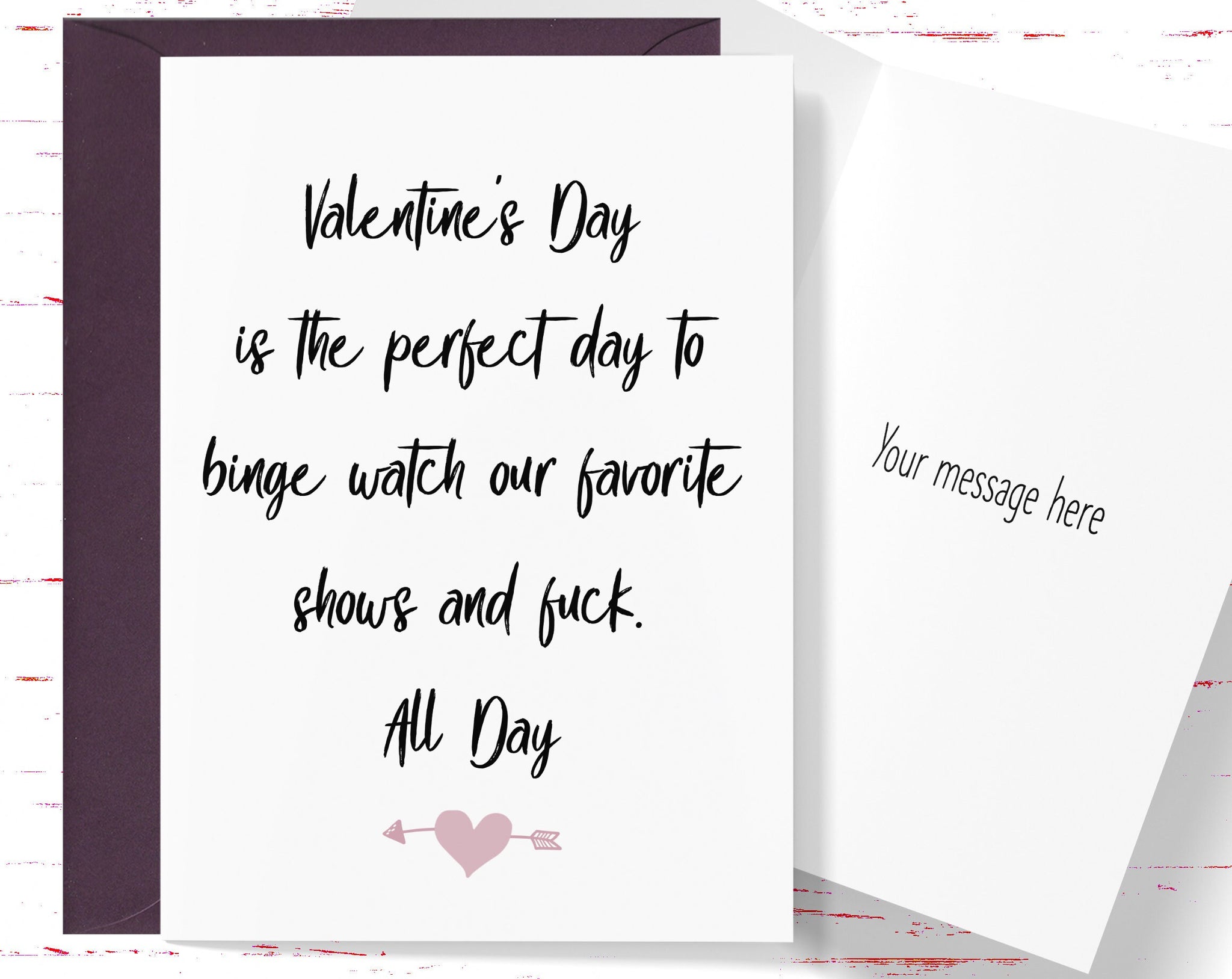 Funny Valentines Day Card for Him, Naughty Valentines Day Cards for Husband, Boyfriend for  Card, Dirty Valentine